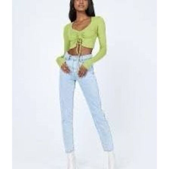 Princess Polly Taranto High Rise Skinny Jeans Size 2 - Picture 7 of 7